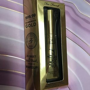 NIB Too Faced Melted Gold Lip Gloss